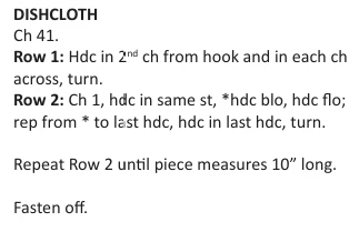 description of pattern