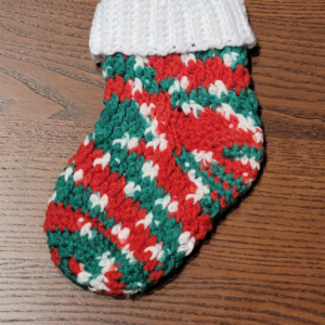 Medium Crochet Holiday Stocking Pattern