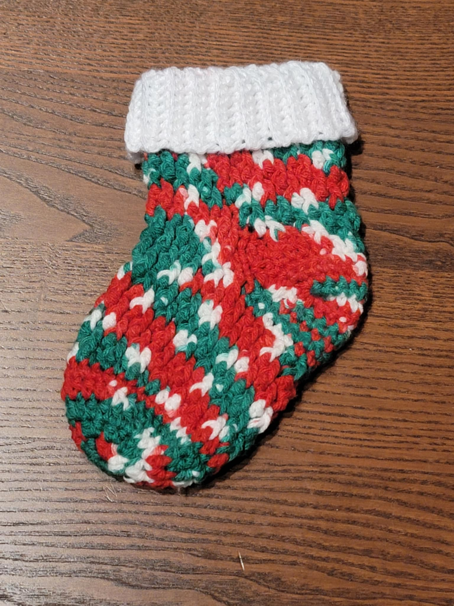 Medium Crochet Holiday Stocking Pattern